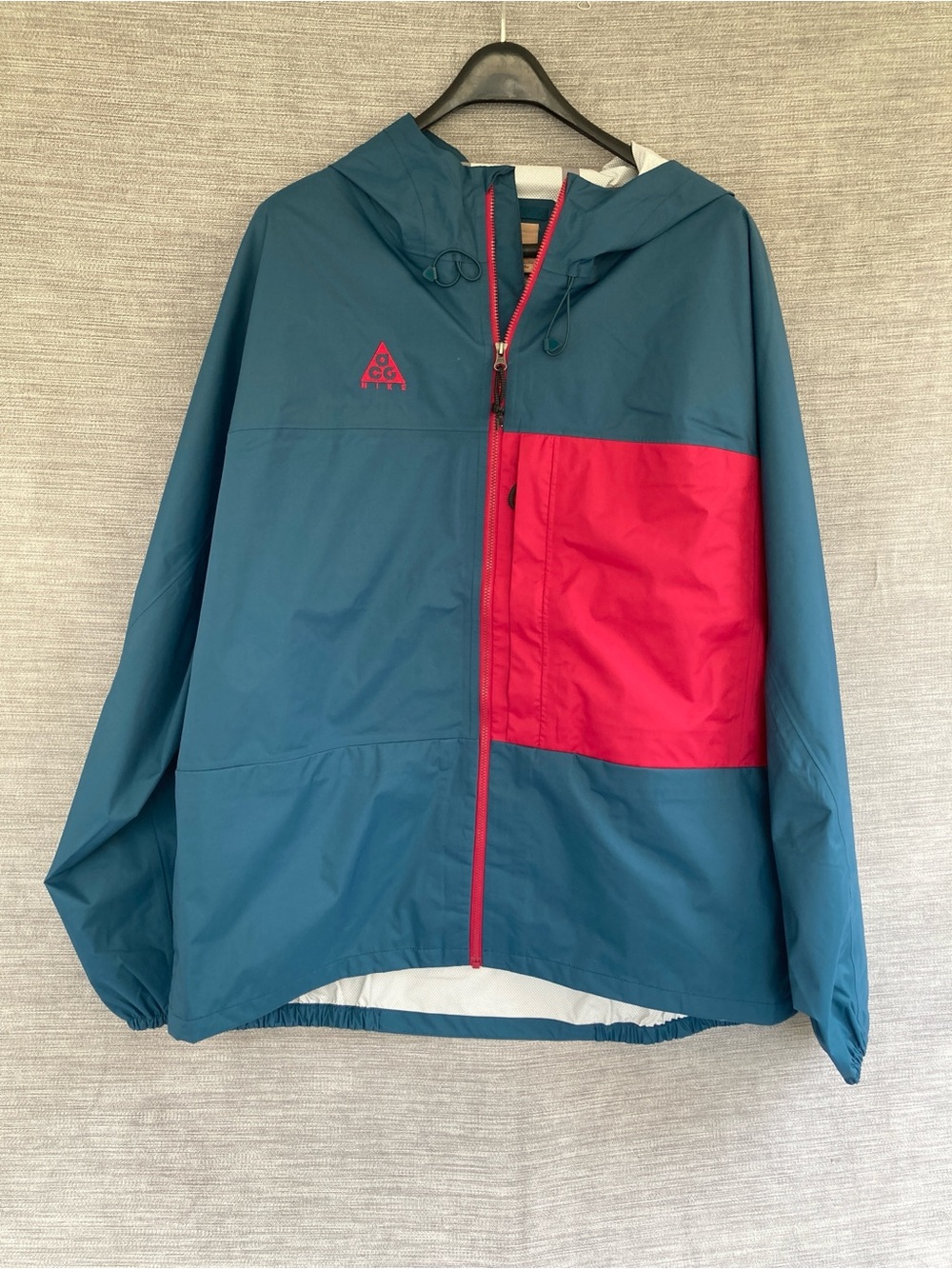 Nike ACG 2.5L Packable Jacket Midnight Turquoise Noble Red